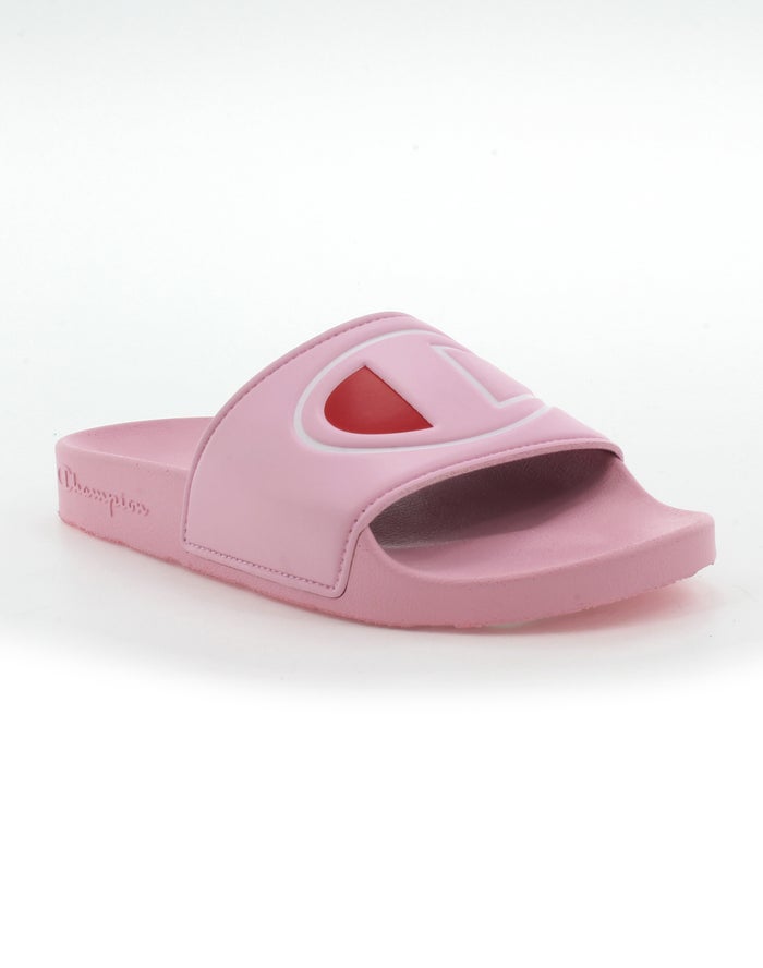 Champion Womens Slides NZ - Ipo Pink ( 5893-QUTRA )